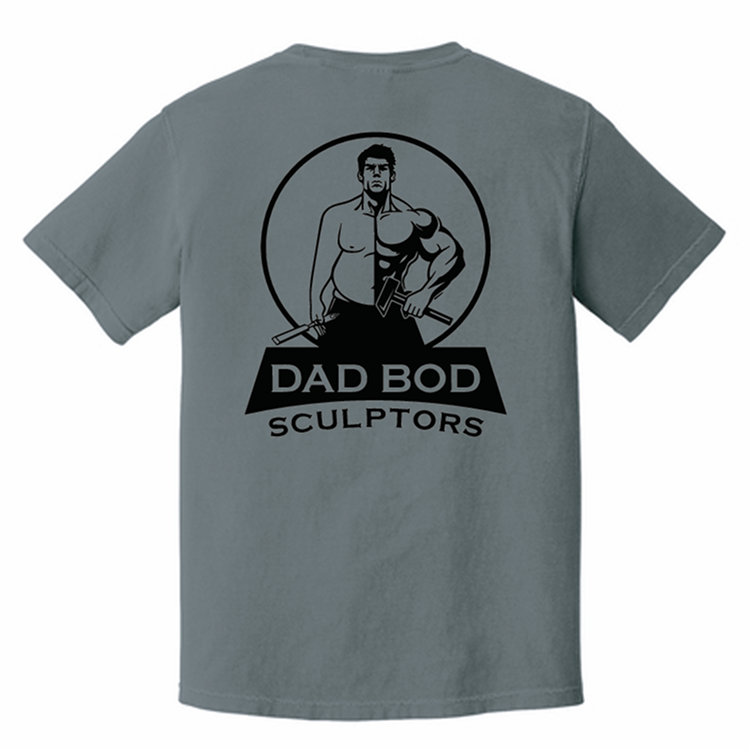 Dark Gray Shirt with Logo on Back