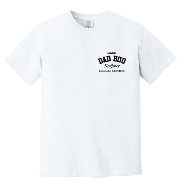 White Shirt with Logo on Back