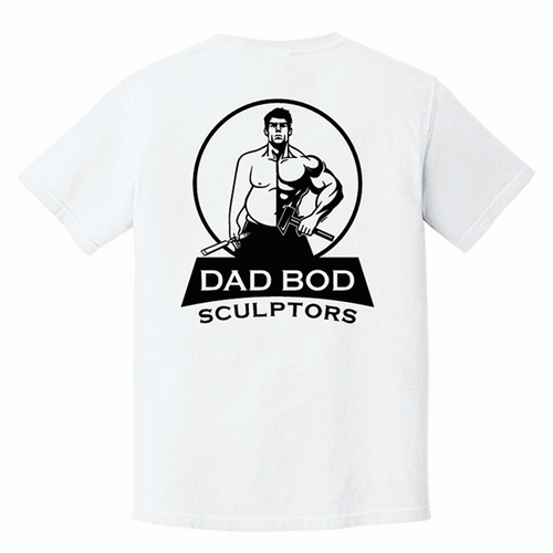 White Shirt with Logo on Back